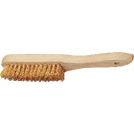 Handstielbürsten, Holzkörper, Messingdraht Produktbild